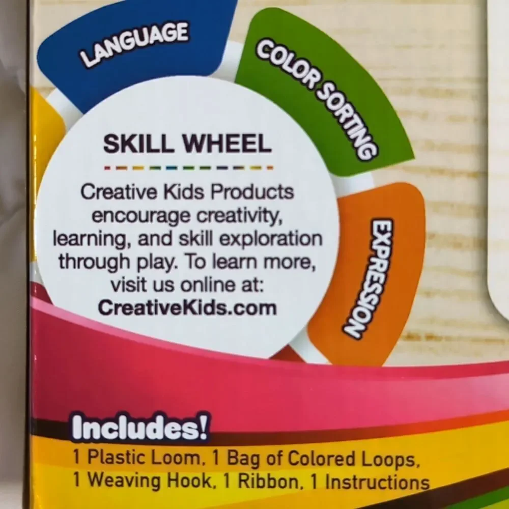 Creative Kids Loopy Loom Colorful Weaving Set, NEW - Picture 6 of 6